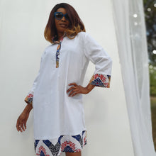 Load image into Gallery viewer, Linen shirt dress