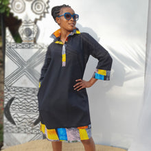 Load image into Gallery viewer, Linen shirt dress