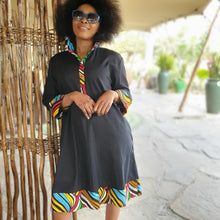 Load image into Gallery viewer, Linen shirt dress