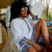 Load image into Gallery viewer, Linen shirt dress