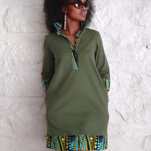 Load image into Gallery viewer, Linen shirt dress