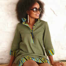 Load image into Gallery viewer, Linen shirt dress