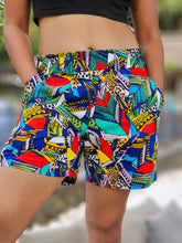 Load image into Gallery viewer, African print shorts (sorc za zene)