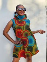 Учитај слику у приказивач галерије,Turtle neck tunic dress