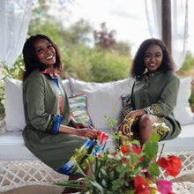 Load image into Gallery viewer, Linen shirt dress