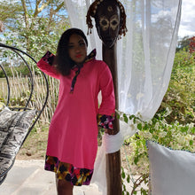 Load image into Gallery viewer, Linen shirt dress