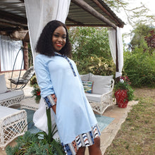 Load image into Gallery viewer, Linen shirt dress