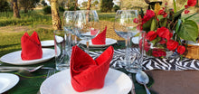 Load image into Gallery viewer, Zebra table runner