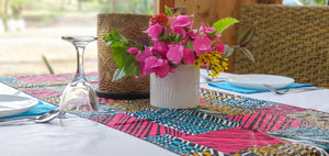 Joie de vivre table runner