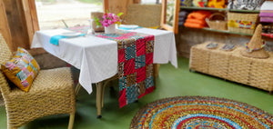 Joie de vivre table runner