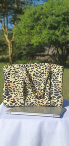 Leopard laptop bag