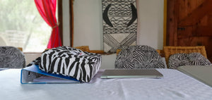 Zebra laptop bag