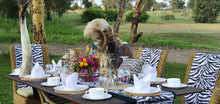 Load image into Gallery viewer, Zebra table runner

