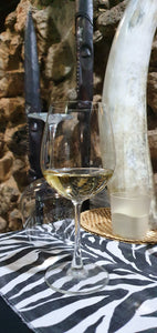 Zebra table runner